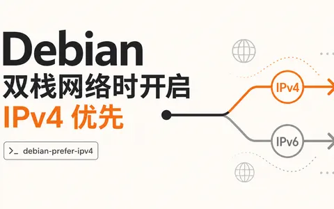 Debian 双栈网络时开启 IPv4 优先